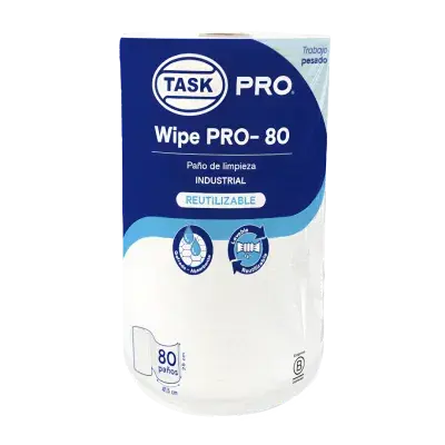 Wipe PRO-80 x 80 und Paño Reutilizable Task Pro