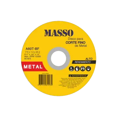 Disco de Corte Fino Metal Masso