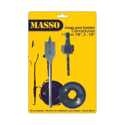 Juego Para Instalar Cerraduras Masso