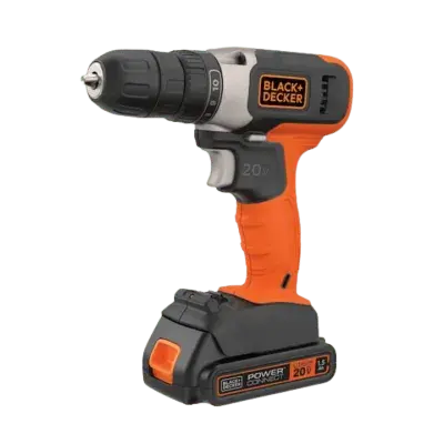 Taladro Inalambrico 3/8" 20V  Black+Decker