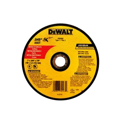 Disco de Corte Fino HP Tipo 41 DEWALT