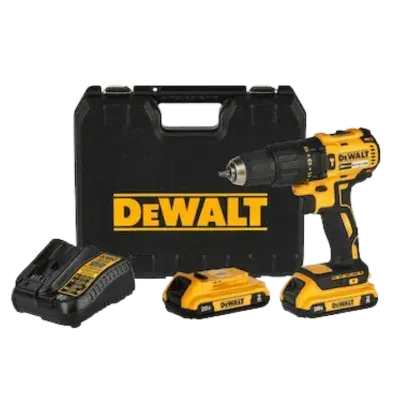 Taladro Atornillador Sin Carbones 1/2" 20v 2 Baterías DEWALT