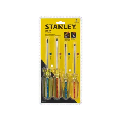 Juego de 4 Destornilladores Pro Stanley