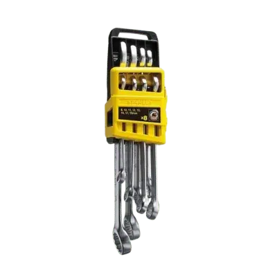 Juego de 8 Llaves Combinadas Métricas Stanley
