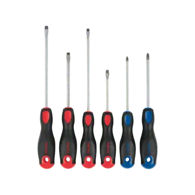 Juego de 6 Desarmadores Mango Comfort Grip Pretul