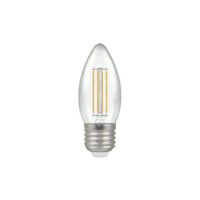 Bombillo Led Filamento E27 Vela Fullwat