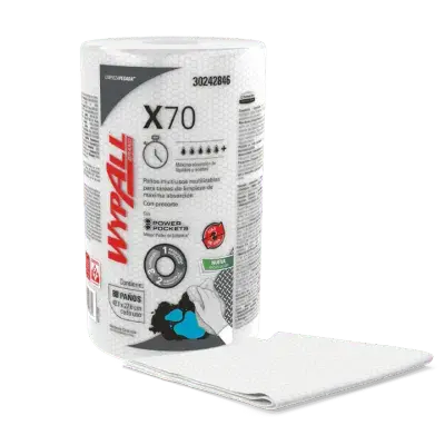 Paños de Limpieza Pesada X70 Rollo Regular WypAll