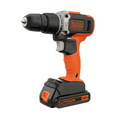 Taladro Percutor Inalambrico 3/8" 20V VVR Black+Decker