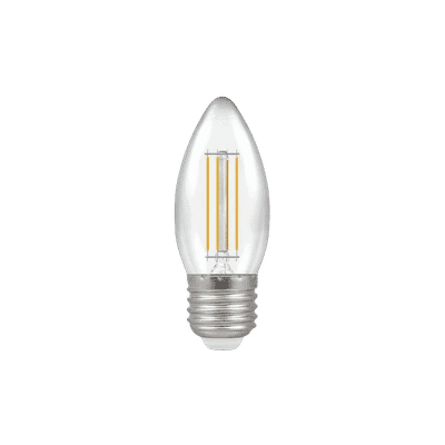 Bombillo Led Filamento E27 Vela Fullwat